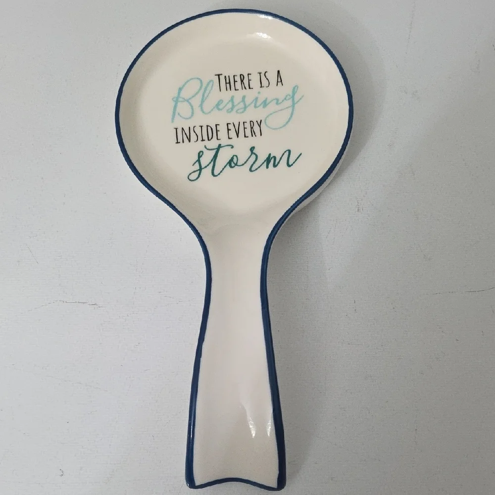 Fig & Fern Inspirational Spoon Rest, NWT